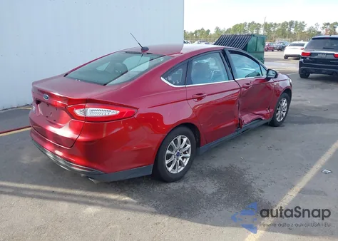 2016 Ford Fusion S z USA, uszkodzony, nr VIN 3FA6P0G76GR394340
